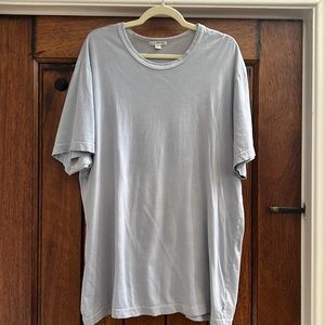 James Perse (Standard) Men's T-shirt ~ Light Blue ~ Size 5